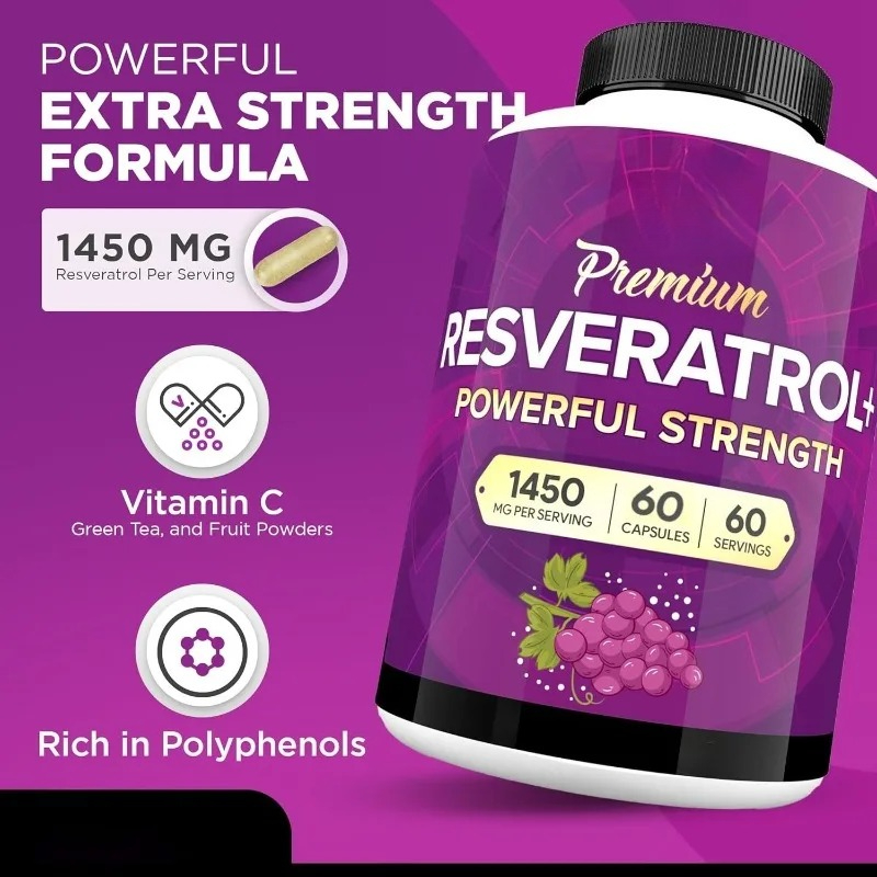 Herbal Tea For Wellness - 1450 mg Resweratrolu - Czysty Biały