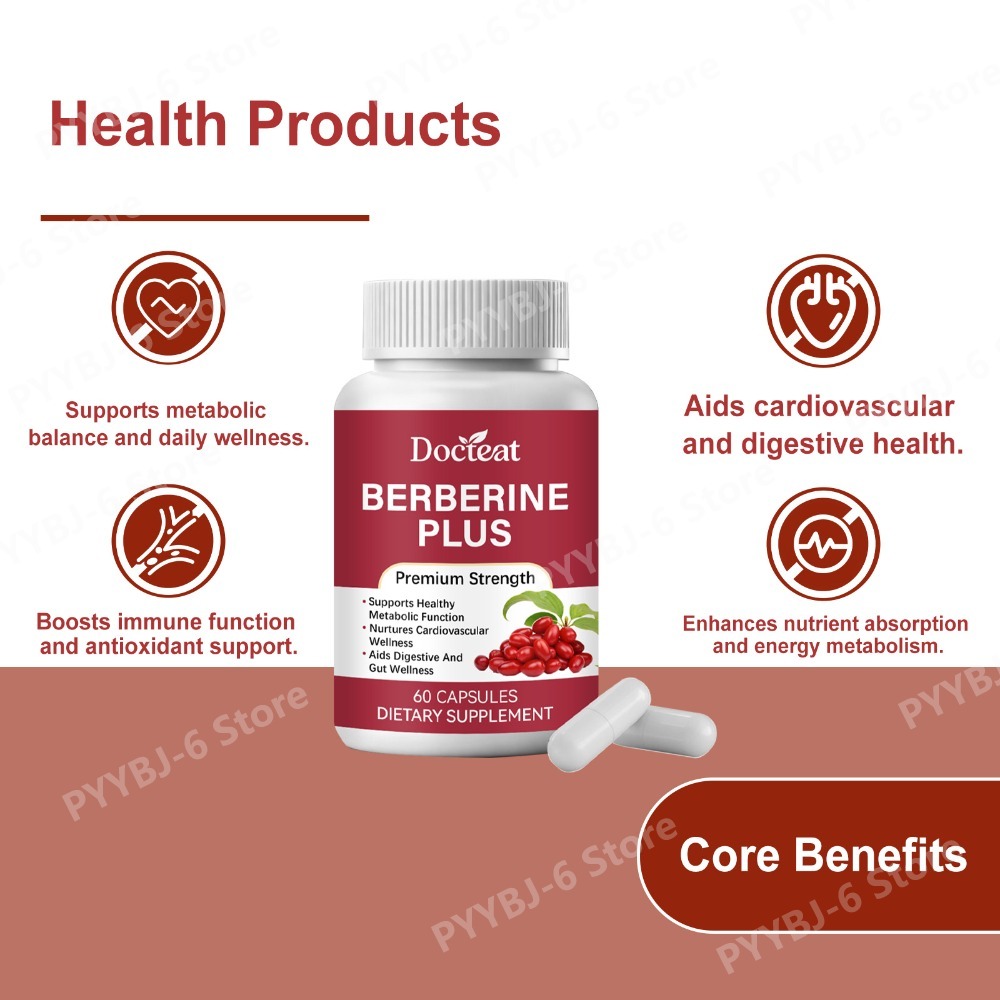 Berberine Plus Supplement 60 k – Herbal Wellness Supplement recenzja i cena