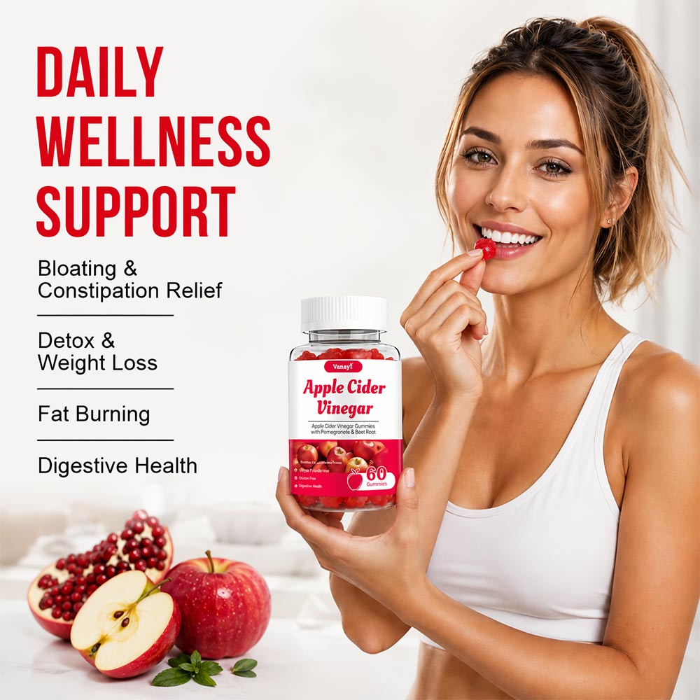 Żelki z octem jabłkowym z gran – Herbal Wellness Supplement recenzja i cena