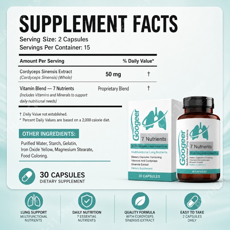 Kapsułki z ekstraktem z Cordyc – Herbal Wellness Supplement recenzja i cena