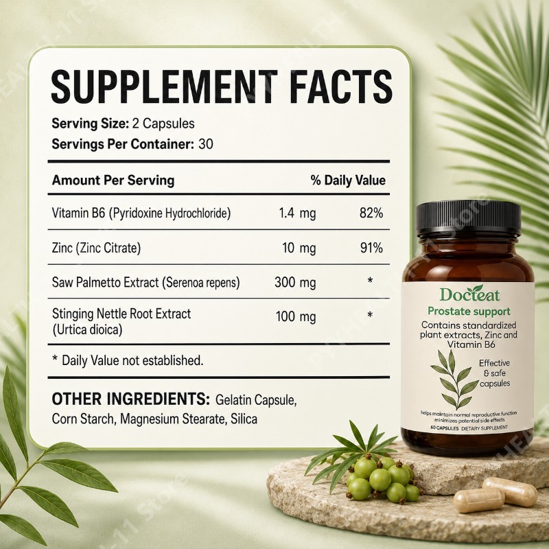 Kapsułki Saw Palmetto z korzen – Herbal Wellness Supplement recenzja i cena